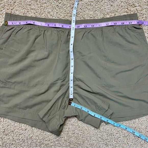 COLUMBIA Sandy River Shorts 5” High Rise Quick Dry Tusk Tan Size XL - Picture 9 of 9